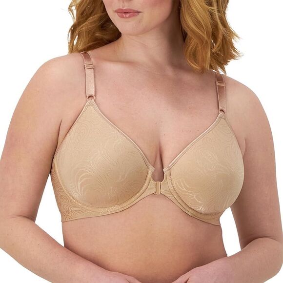 Bali Women's Underwire Shaping Bra, Comfort Revolution T-shirt Bra, Front-close - Picture 1 of 7